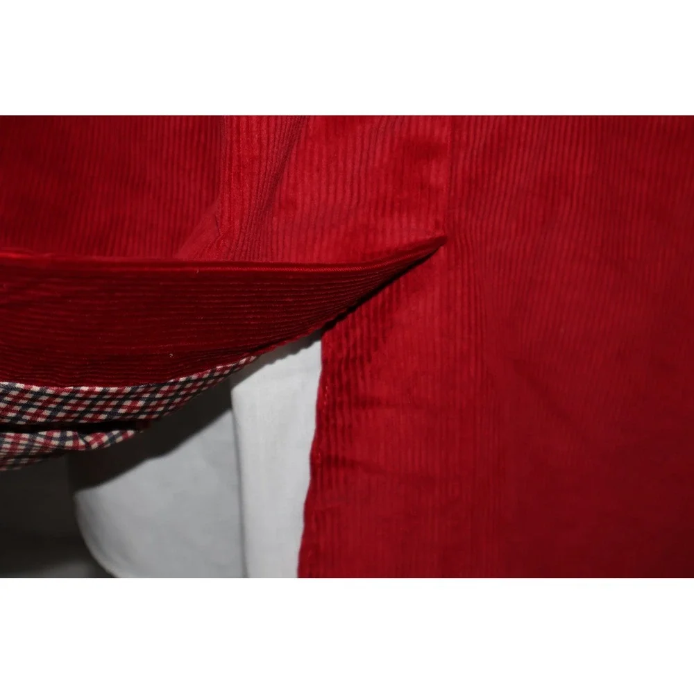 Saddlebred Sport Coat Men 56 Reg Red Corduroy 2Btn Single Vent Jacket Blazer